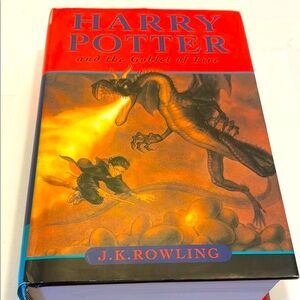 FIRST EDITION Harry Potter &  the Goblet of FireRed and Black Hardcover Journal